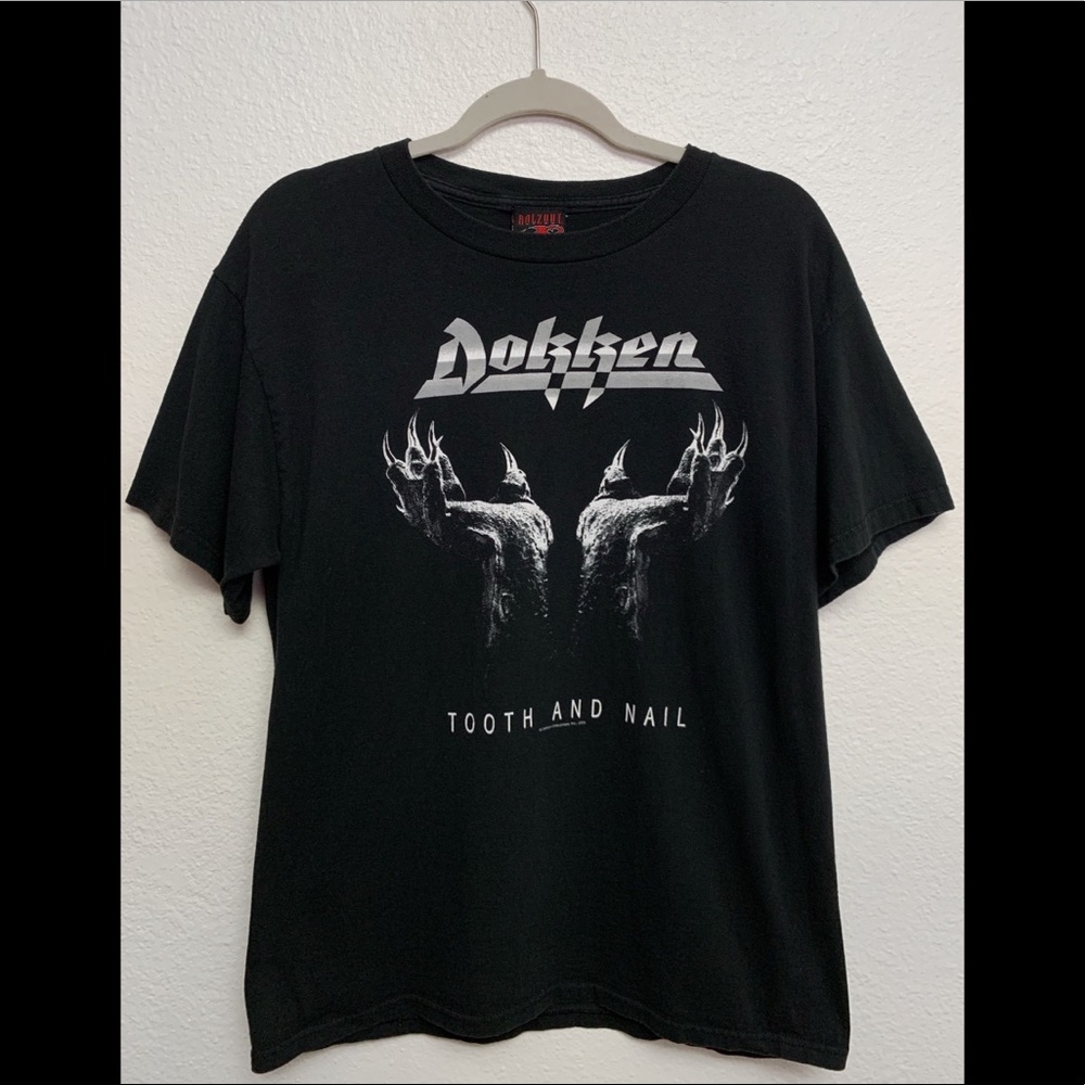 RARE DOKKEN “TOOTH & NAIL” TSHIRT